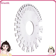 ORIENTTK Thickness Gauge, Non-Ferrous Metal Gauge Stainless Steel Round Wire Gauge, Round Dual Sided