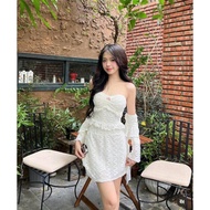 Set of 3 bras + car + cv - Leaf lace pattern MEOINDAHOUSE