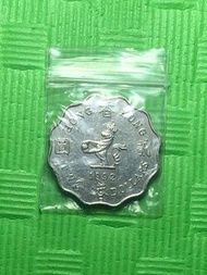 1992年香港女王頭像硬幣1枚，全新BU