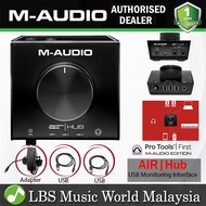 M-Audio AIR|Hub USB Monitoring Audio Interface with Built in Hub 3 Port Hub (Air Hub)(M Audio)