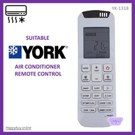 York Replacement Aircond Remote York Air Cond Aircond Air Conditioner Remote Control YK-1318