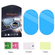 2 Pcs Waterproof Rainproof Anti-fog Sticker Film Glass Hydrophobic Nano Coating Fit For Car Rearview Mirror Protector Cover