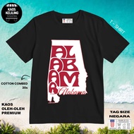ALABAMA 19 SOUVENIR T-SHIRT WITH HANG PREMIUMTAG MADE IN 30S COTTON PREMIUM SOUVENIR GIFT