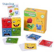 [Shamjina] Face-Changing Puzzle Educational Face Changing Cube Game Expression Matching Game Challen