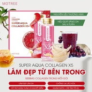 Nước Collagen Yến Sào Nhật Bản-COLLAGEN X5 SUPER AQUA Motree mẫu mới 10 gói