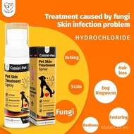 Cassiel Pet-Pet Skin Sprays for Dogs & Cats - Nature Soothing Spray for Clean and Soft Skin, Reduces