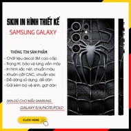 Skin Sticker Spider Man Samsung S22/S23/S24Ultra/Fold4/5/6/A43/A54/A55/A73 |SK_SDM001| Detailed CNC 