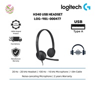 Logitech H340 USB Computer Headset - Black LOG-981-000477