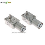 FAMY 370 Reversible High Torque Worm Geared Motor DC 12V Reduction Motor Electric Drive Motor 10RPM 