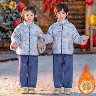 Male Female Baby New Chinese Style Winter Thickened New Year's Day Class Clothes Performance Childre