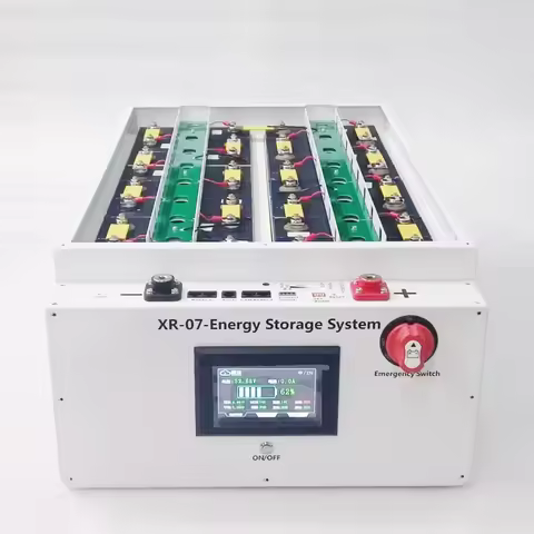 XR07 48V 280AH LiFePO4 Battery Case PowerBox Solar Home Energy Storage 16S 51.2v DIY Kit For JK BMS 