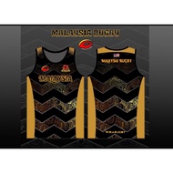 2023 HOT ITEM Malaysia Rugby T.Shirt / T.shirt Rugby / Rugby singlet