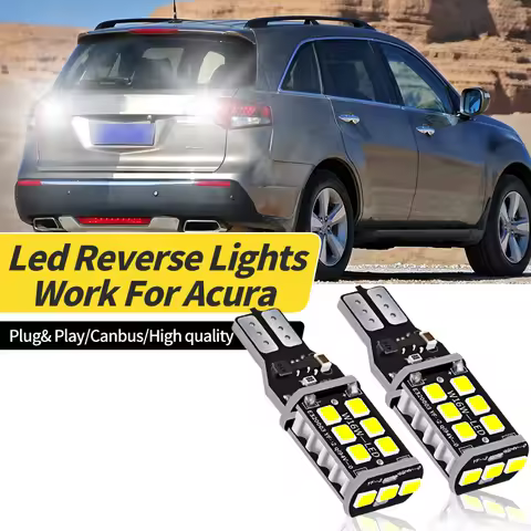 4/10PCS Canbus T16 T15 921 W16W White LED Bulb Car Backup Reverse Light For Acura TL 2000-2014/MDX 2