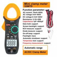 3266 Clamp Meter 4000 Counts AUTO Range Current Ammeter Tester Hz Ohm NCV  Voltage Tester Capacitanc