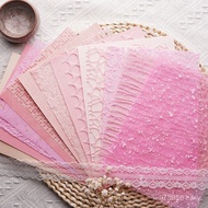 Teacher Multicolor Collage Gauze Ring Creation Mixed Handbook Style Kindergarten Texture Paper Art 7