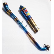 Nlk Pipe canister contour open specs exhaust Pipe for Wave 125 Xrm 110/125 Wave 100/110/115 Rs125 Fu
