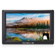 FEELWORLD T756 7" 4K On-camera Monitor with Sunshade, HDMI-compatible Input/ Output IPS Full HD 1920