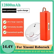 Xiaomi หุ่นยนต์ Roborock S50 S51 S55 อะไหล่ชิ้นส่วนอะไหล่เดิม 14.4V แบตเตอรี่ลิเธียมไอออนหุ่นยนต์ดูด
