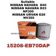 Nissan Navara TC Oil Filter D40 & D23 (15208 EB70DAP)