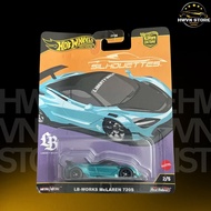 Hotwheels Premium Mclaren 720S LB-WORKS blue model car