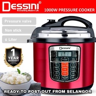 CW Electric pressure cooker 10IN1 6L Non-stick Stainless Steel Inner Pot Rice Cooker Steamer PERIUK TEKANAN