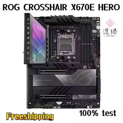 For ROG CROSSHAIR X670E HERO Motherboard 192GB HDMI PCI-E5.0 Socket AM5 DDR5 ATX X670 Mainboard 100%