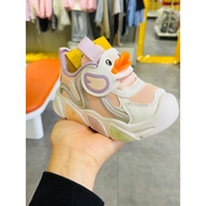 B.Duck Little Yellow Duck Children's Sports Shoes Boys Girls Lightweight Velcro Casual Shoes Duckbil