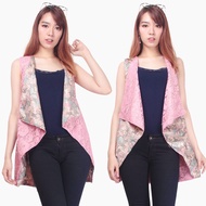 Dera Bolero Reversible Vest Combi batik Women