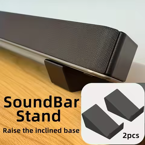 Universal Soundbar Base Stand, TV Speaker Bracket Feet for Sony Xiaomi Philips Samsung, Electric Adj