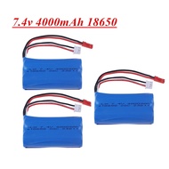 7.4V 4000mAh 2S 18650 lipo battery For HuanQi 957/948/848B/827B/823/955/956/957/948 MJX F45/T55 RC T