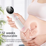 Portable Fetal Doppler Prenatal Heartbeat Detector No Radiation Home Fetal Heart Rate Monitor for Pr