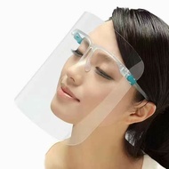 🇲🇾Ready Stock🔥Unisex Safety Face Shield Film Cover Shield Plastic Anti-fog Anti-saliva Glasses Face