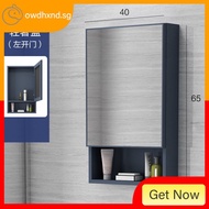 Northern Europe Mirror Cabinet Space Aluminum Bathroom Cabinet Bathroom Storage Mirror Cabinet Wall Cabinet Pv7o