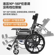 Dongfangwei Manual Wheelchair for Elderly, Lightweight and Foldable, Portable Wheelchair for the Dis