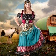 Halloween Adult Costume - Female Gypsy Girl Flamengo Theme