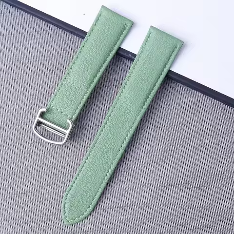 High quality sheepskin strap suitable for Cartier men's and women's genuine leather Tank Must London