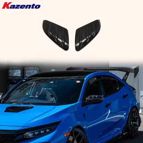 For Honda Civic FK7 FC1 FK8 Type R MU Type Dry Carbon Fiber Side Mirror Cover