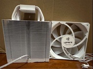 upHere ARGB CPU Cooler 單塔式風冷散熱 S5C4（白色）（有彩色燈）