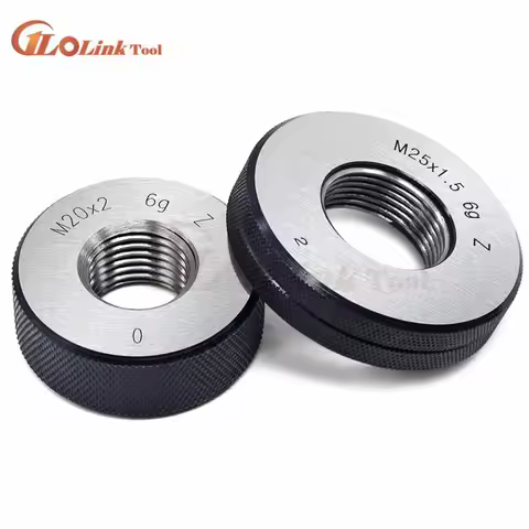 High quality M45 M46 M48 M50 M52 M55*5*4*3*2*12A thread ring gage T Z TPI thread ring gauge go and n