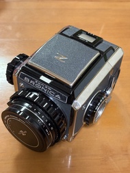 （可儀價）Zenza Bronica S2 6X6 Medium Format Camera w + Nikkor-P 75mm F2.8 Lens 中片幅菲林相機連鏡頭