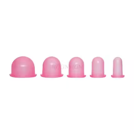 5cans/set Silicone cupping device cans household beauty cupping special portable cupping traditional