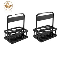 【hzswankgd2.sg】Foldable Plastic Drink Carrier, 2 Pack Beverage Carrier, Cup Holder, Beverage Coffee 