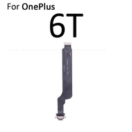 สำหรับ OnePlus One Plus 3 3T 5T 6 6T 7 7T 8T 8 9 9R Pro ช่องเสียบที่ชาร์จ USB ปลั๊กพอร์ตสายเคเบิลแบบยืดหยุ่นแท่นชาร์จไฟพอร์ต