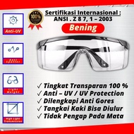 Kacamata Las Bening Clear Vaultex | Kacamata Pelindung Safety Laboratorium Lab Pekerjaan Lapangan Be