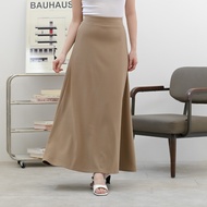 Haneul Skirt SONIA RK4 | Latest Women's Premium Scuba Long Skirt | Highwaist A-line Korea Skirt