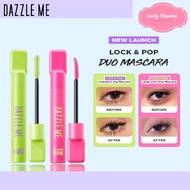 Lock & Popdazzle me Duo Mascara Series VoluMAX-ing and LongLASH-ting Mascara Smudgeproof Transferpro
