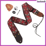 Ukulele Strap Bass Embroidered Guitar Belt Electric Thicken Shoulder Folk  luolandi