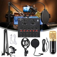 ชุดไมโครโฟน+v8 BM-800 CondenserMicrophone Set