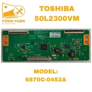 TCON BOARD TV TOSHIBA 50l2300vm Mlb1