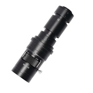 500X 200X Adjustable Magnification C-Mount 0.7X-5X Continuously Variable Microscope Zoom Lens For